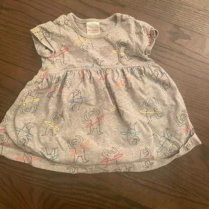 Hanna Andersson Sloth jersey dress